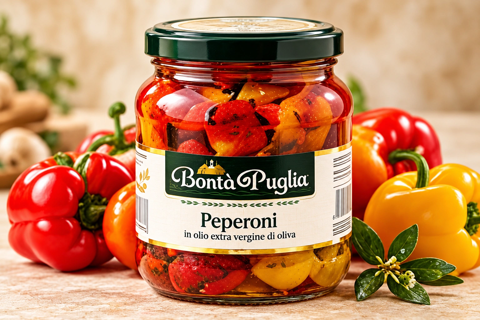 Peperoni, confezione dimostrativa Bontà di Puglia